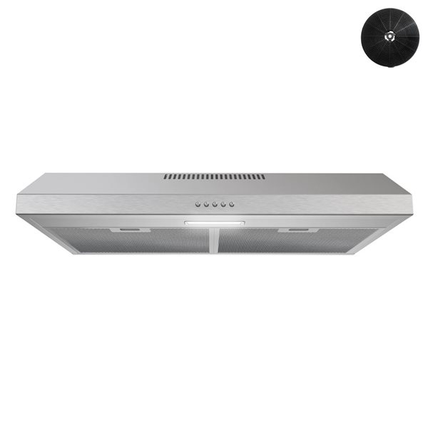 Streamline Vinadio 30-in Stainless Steel Convertible Undermount 80CFM Range Hood