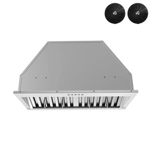 Streamline Botricello 28-in Stainless Steel Ductless Insert 350CFM Range Hood