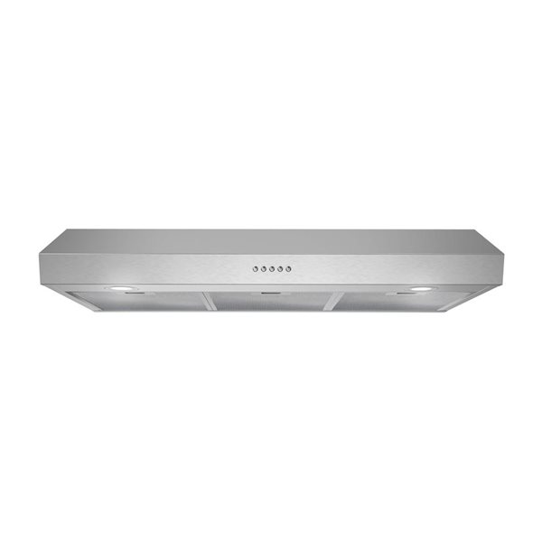 Streamline Poncarale 36-in Stainless Steel Ducted Undermount 165CFM Range Hood