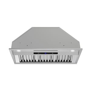 Streamline Frascati 34-in Stainless Steel Ducted Insert 350CFM Range Hood