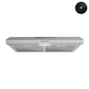 Streamline Scafati 30-in Stainless Steel Convertible Undermount 80CFM Range Hood