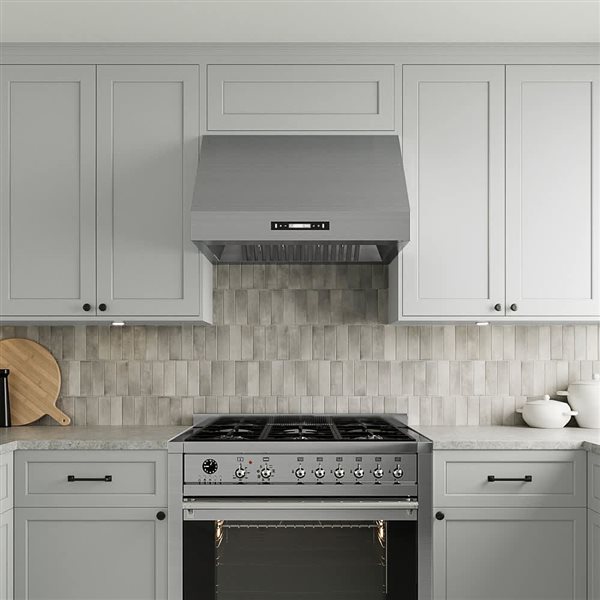 Streamline Dezzo 30-in Stainless Steel Ductless Undermount 350CFM Range Hood