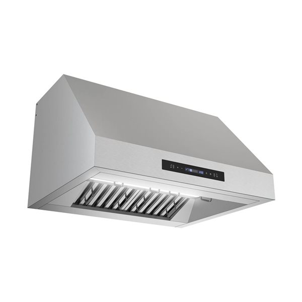 Streamline Dezzo 30-in Stainless Steel Ductless Undermount 350CFM Range Hood