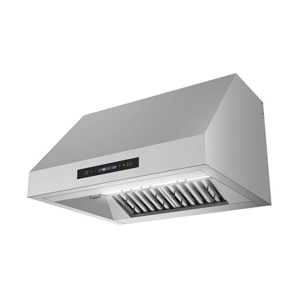 Streamline Dezzo 30-in Stainless Steel Ductless Undermount 350CFM Range Hood