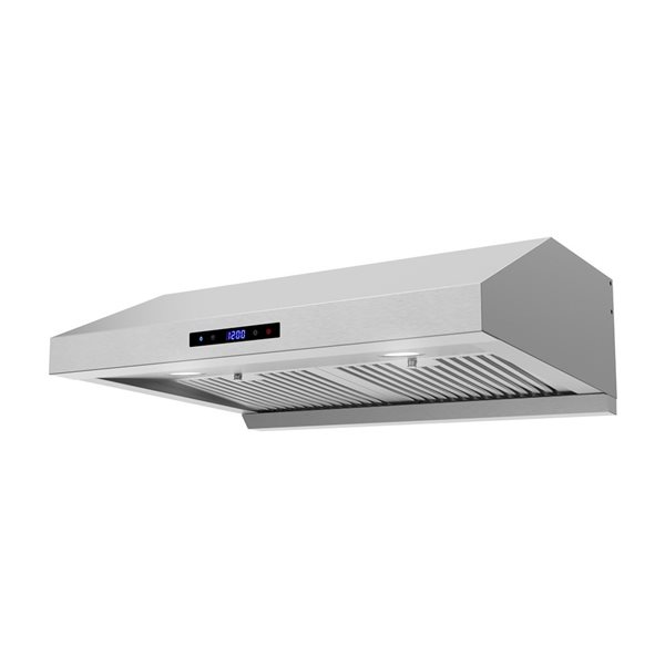 Streamline Andrano 30-in Stainless Steel Ducted Undermount 406CFM Range Hood