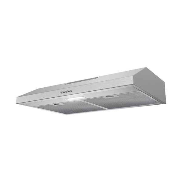 Streamline Ferla 30-in Stainless Steel Ducted Undermount 80CFM Range Hood
