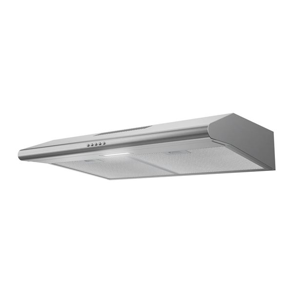 Streamline Tribano 30-in Stainless Steel Ductless Undermount 80CFM Range Hood