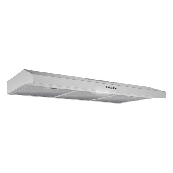 Streamline Viterbo 36-in Stainless Steel Ductless Undermount 80CFM Range Hood