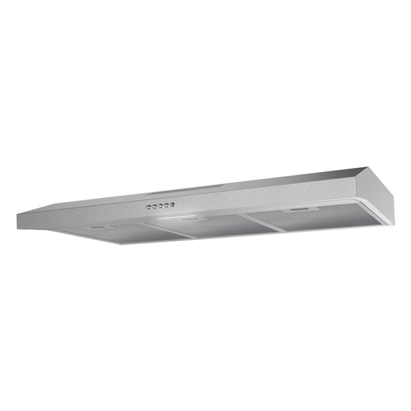 Streamline Viterbo 36-in Stainless Steel Ductless Undermount 80CFM Range Hood