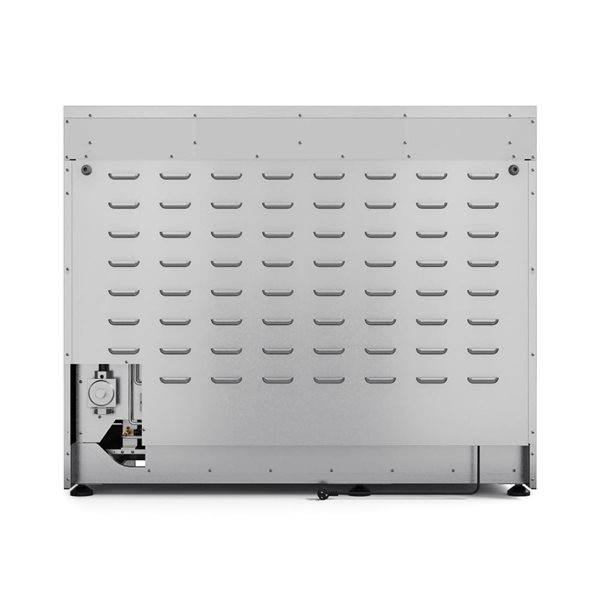 Gordon Ramsay by THOR Kitchen 48-in Professional Gas Range w/ Double Oven in Stainless Steel/Rose Gold