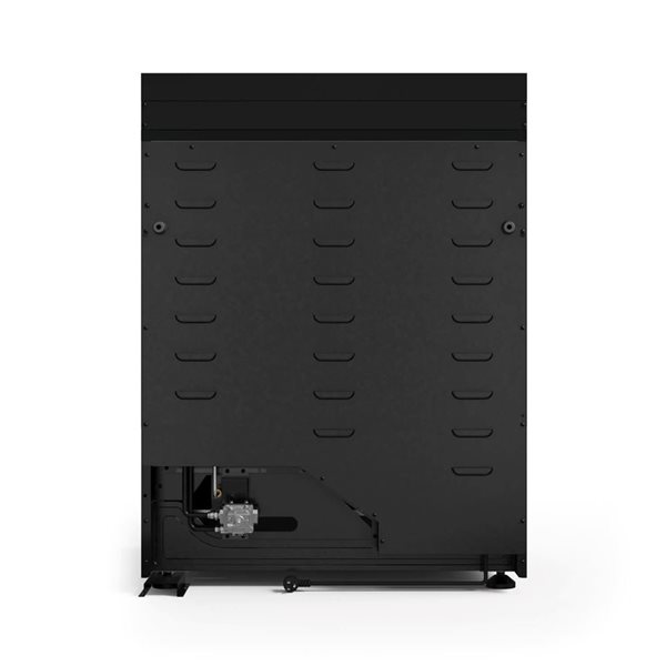 Gordon Ramsay by THOR Kitchen 30-in Professional Gas Range w/ Tilt Panel Touch Control in Black/Rose Gold