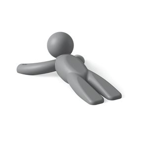 Umbra Buddy 6-in L Grey Plastic Doorstop