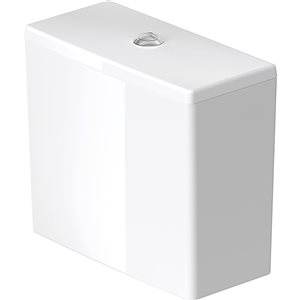 Duravit ME by Starck Toilet Tank Only w/ Top Flush Button in White
