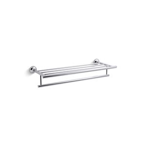 KOHLER Coralais Hotelier Towel Rack in Polished Chrome