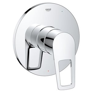 GROHE Bauloop Pressure Balance Valve Trim w/ Cartridge in StarLight Chrome
