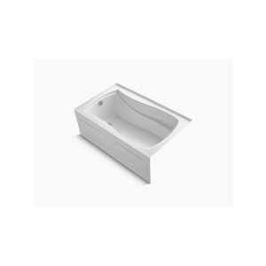 KOHLER Mariposa 60 x 36-in Alcove Bathtub w/ Left Drain in White
