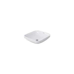 Duravit DuraStyle Undermount Bathroom Vessel Sink in White