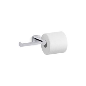 KOHLER Parallel Double Toilet Paper Holder in Polished Chrome