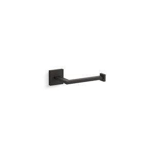 KOHLER Square Toilet Paper Holder in Matte Black