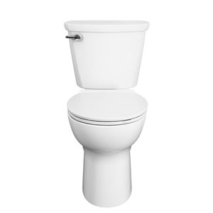 American Standard Cadet PRO 2-Piece 4.8 LPF Chair-Height Round-Front Toilet Without Seat in White