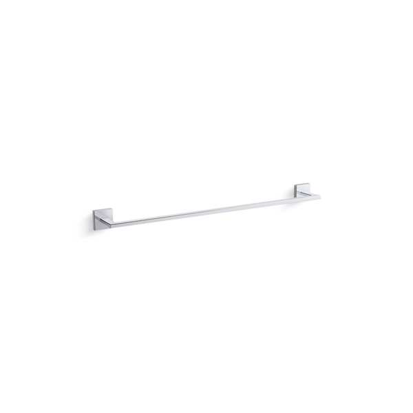 KOHLER Square 24-in Towel Bar in Matte Black
