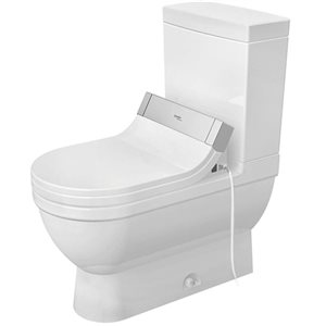Duravit Elongated 2-Piece Stark 3 Toilet Bowl without Seat 4.8-L/min in White