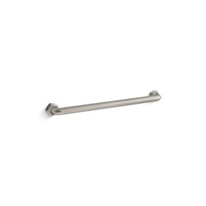 KOHLER Occasion Brushed Nickel 24-in L Grab Bar