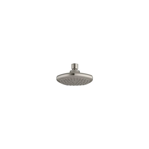 KOHLER Occasion Brushed Nickel 6.4-in W 2.5-gal/min Showerhead