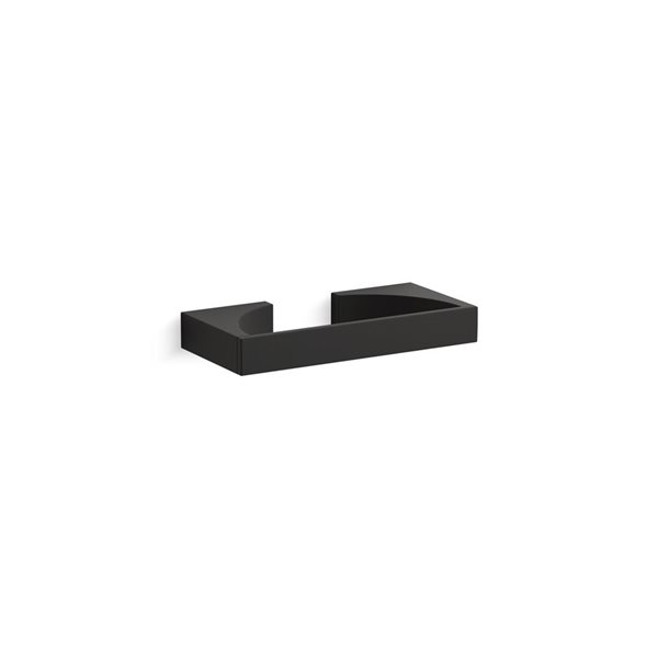 KOHLER Minimal Black Toilet Tissue Holder