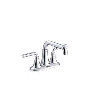 KOHLER Tone Chrome 1-Handle Deck-Mount 1.2-gal/min Bathroom Sink Faucet
