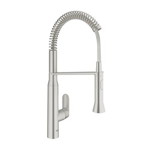 GROHE K7 1-Handle Semi-Pro Dual Spray Kitchen Faucet in SuperSteel Infinity