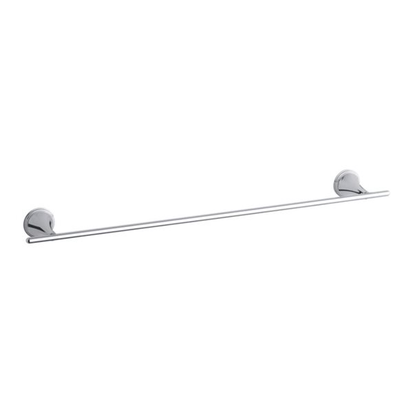 KOHLER Finial Traditional 24-in Towel Bar in Polished Chrome