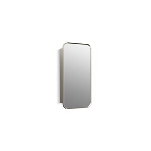 KOHLER Verdera 15 x 30-in Rectangular Framed Medicine Cabinet in Brushed Nickel
