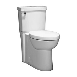 American Standard Studio White Single Flush Elongated 1.6 gal/flush 16-in H 2-Piece Toilet w/ Siphon Action