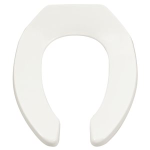 American Standard Commercial Heavy Duty Open Front Elongated Toilet Seat
