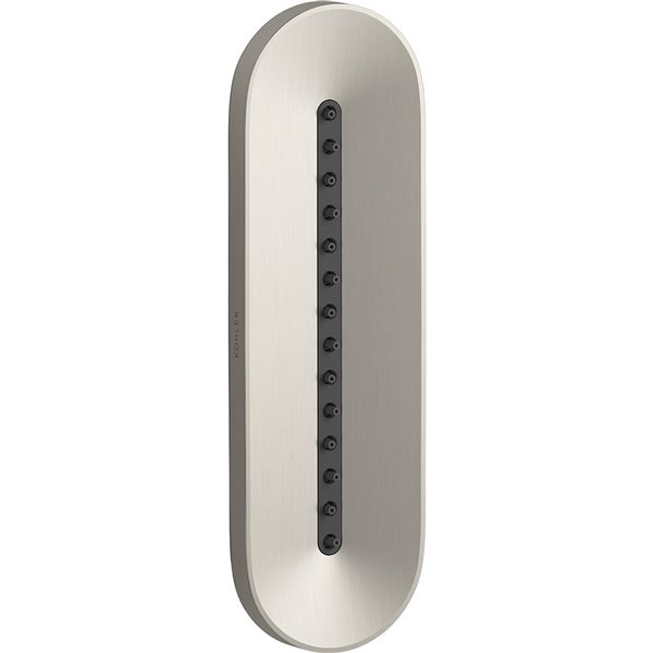 KOHLER Statement Oblong Vichy Brushed Nickel 1.75-gal/min Single-Function Shower Body Spray