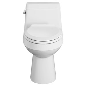American Standard Colony 1-Piece 4.8 LPF Chair-Height Elongated Toilet w/ Seat in White