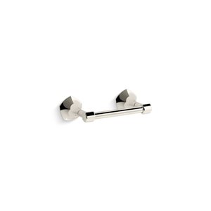 KOHLER Occasion Brushed Nickel Pivoting Toilet Paper Holder