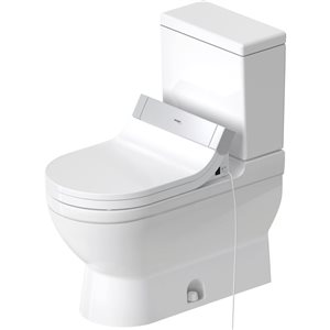 Duravit Starck 3 Two-Piece White Toilet Kit with Seat