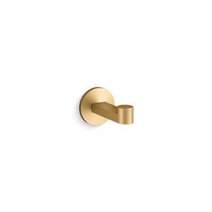 KOHLER Components Robe Hook Assembly in Modern Brushed Brass