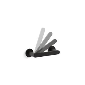KOHLER Composed Pivoting Toilet Paper Holder in Matte Black