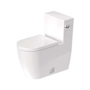 Duravit ME by Starck White One-Piece Toilet Kit with Seat