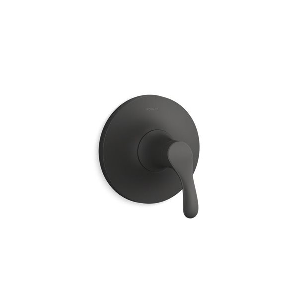 KOHLER Simplice Matte Black Pressure-Balancing Valve Trim