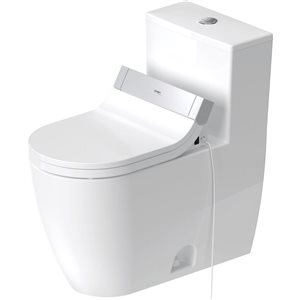 Duravit ME by Starck White One-Piece Toilet Kit with Seat