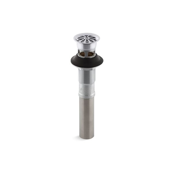 KOHLER Grid Drain w/ Overflow in Polished Chrome 7129-A-CP | RONA