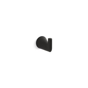 KOHLER Modern Robe Hook in Matte Black