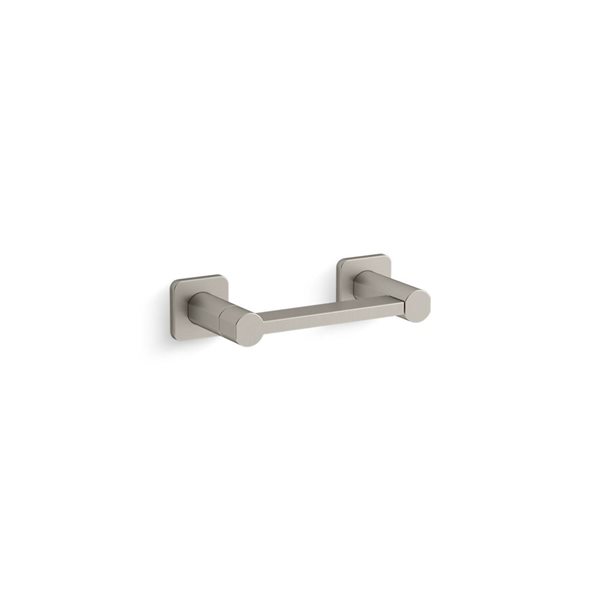 KOHLER Parallel Pivoting Toilet Paper Holder in Vibrant Brushed Nickel