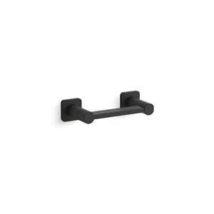 KOHLER Parallel Pivoting Toilet Paper Holder in Matte Black