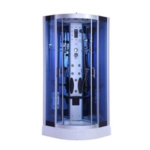 Ensemble pour cabine de douche en coin Raymond Bouticcelli 36 x 36 po en verre et acier inoxydable de 71 mcx