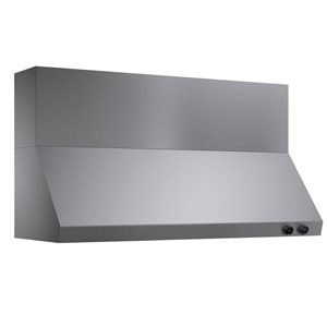 Kucht Pro-Style Wall Mount Range Hood 60-in 900 CFM in Stainless Steel with Digital Controls